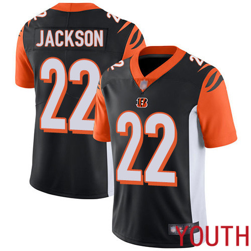 Cincinnati Bengals Limited Black Youth William Jackson Home Jersey NFL Footballl #22 Vapor Untouchable->cincinnati bengals->NFL Jersey